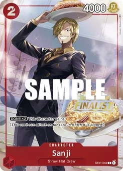 Sanji ST01-004 PR5 Promotion card