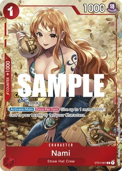 Nami ST01-007 PR3 Promotion card