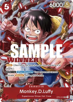Monkey.D.Luffy ST01-012 PR3 Promotion card