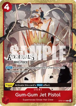Gum-Gum Jet Pistol ST01-015 PR4 Promotion card