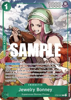 Jewelry Bonney ST02-007 PR Promotion card