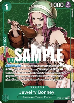 Jewelry Bonney ST02-007 PR1 Promotion card