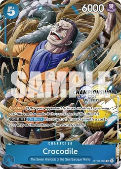 Crocodile ST03-003 PR Promotion card