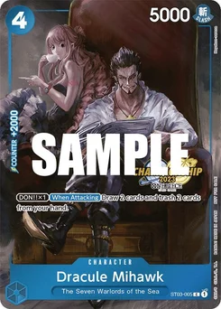 Dracule Mihawk ST03-005 PR Promotion card