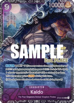 Kaido ST04-003 PR3 Promotion card