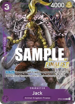Jack ST04-008 PR3 Promotion card