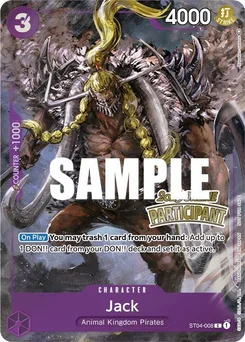 Jack ST04-008 PR5 Promotion card