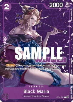 Black Maria ST04-011 PR1 Promotion card