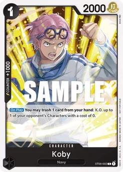 Koby ST06-002 PR Promotion card