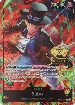 Sabo ST13-001 PR1 Promotion card