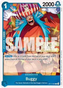 Buggy ST17-003 PR2 Promotion card