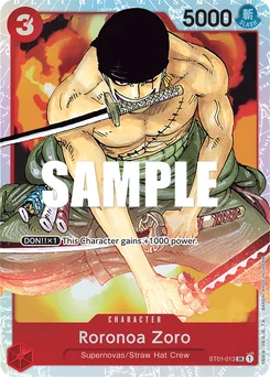 Roronoa Zoro ST01-013 Straw Hat Crew