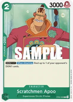 Scratchmen Apoo ST02-008 Worst Generation