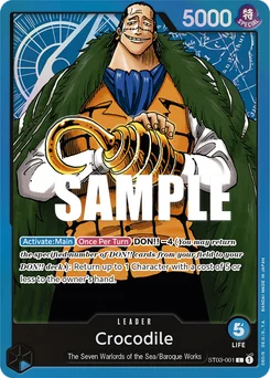 Crocodile ST03-001 The Seven Warlords of the Sea
