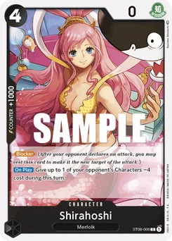 Shirahoshi ST08-006 Monkey D. Luffy