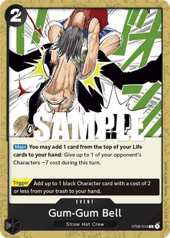 Gum-Gum Bell ST08-014 Monkey D. Luffy