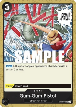 Gum-Gum Pistol ST08-015 Monkey D. Luffy