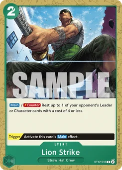 Lion Strike ST12-016 Zoro and Sanji