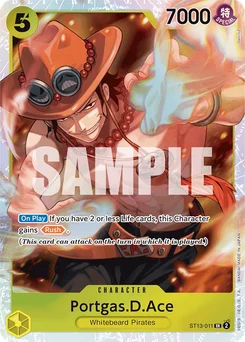 Portgas.D.Ace ST13-011 The Three Brothers