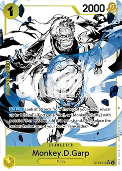Monkey.D.Garp ST13-013 P1 The Three Brothers