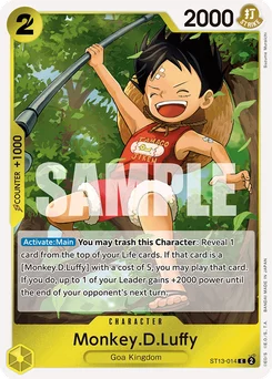 Monkey.D.Luffy ST13-014 The Three Brothers