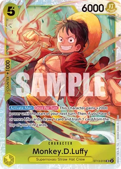 Monkey.D.Luffy ST13-015 The Three Brothers