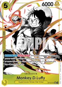 Monkey.D.Luffy ST13-015 P1 The Three Brothers