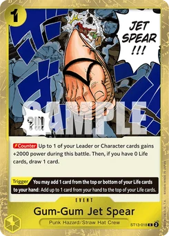Gum-Gum Jet Spear ST13-018 The Three Brothers