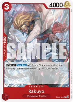 Rakuyo OP02-019 R1 Red Edward.Newgate