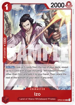 Izo OP03-003 R1 Red Edward.Newgate