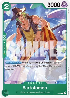 Bartolomeo P-029 R1 Green Uta