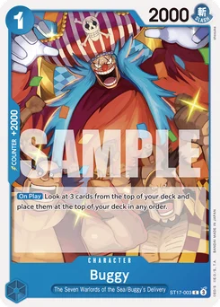 Buggy ST17-003 Blue Donquixote Doflamingo