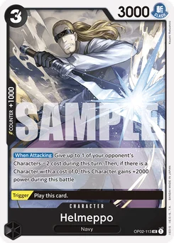 Helmeppo OP02-113 R1 Black Smoker