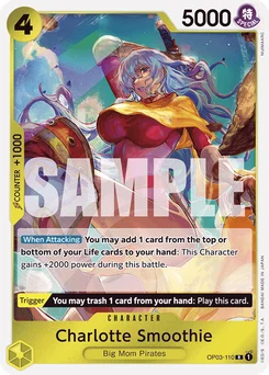 Charlotte Smoothie OP03-110 R1 Yellow Charlotte Katakuri