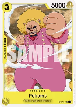 Pekoms ST07-014 R1 Yellow Charlotte Katakuri