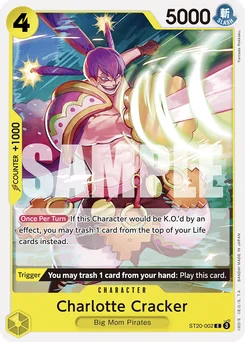 Charlotte Cracker ST20-002 Yellow Charlotte Katakuri
