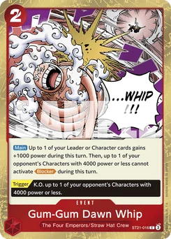 Gum-Gum Dawn Whip ST21-016 Gear5