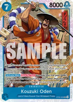 Kouzuki Oden ST22-005 Ace & Newgate
