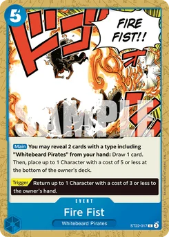 Fire Fist ST22-017 Ace & Newgate