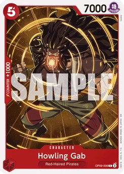 Howling Gab OP09-006 R1 Red Shanks