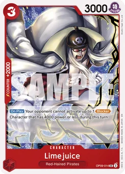 Limejuice OP09-014 R1 Red Shanks