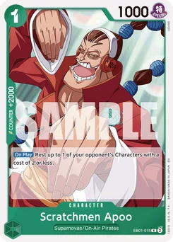 Scratchmen Apoo EB01-015 P3 Green Jewelry Bonney