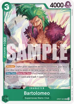 Bartolomeo OP07-031 R1 Green Jewelry Bonney