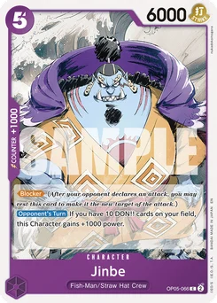 Jinbe OP05-066 R2 Purple/Black Monkey.D.Luffy