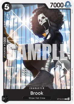 Brook ST14-010 R1 Purple/Black Monkey.D.Luffy