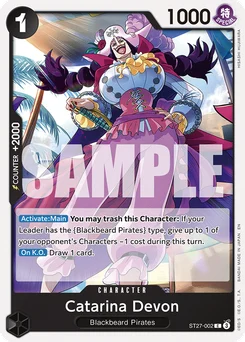 Catarina Devon ST27-002 Black Marshall.D.Teach