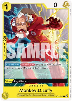 Monkey.D.Luffy ST29-012 Egghead