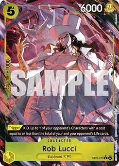 Rob Lucci ST29-013 P1 Egghead