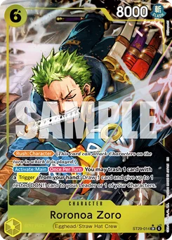 Roronoa Zoro ST29-014 P1 Egghead
