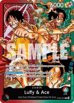 Luffy & Ace ST30-001 Luffy & Ace